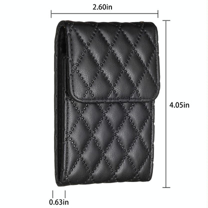 Vertical Card Bag For Mobile Phones Sticker - Dark Purple