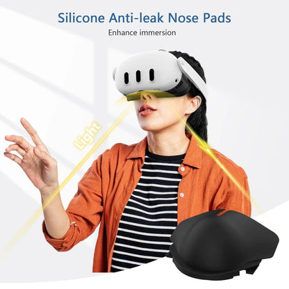 Meta Quest3 Ice Silk Mask - Breathable Leather Material