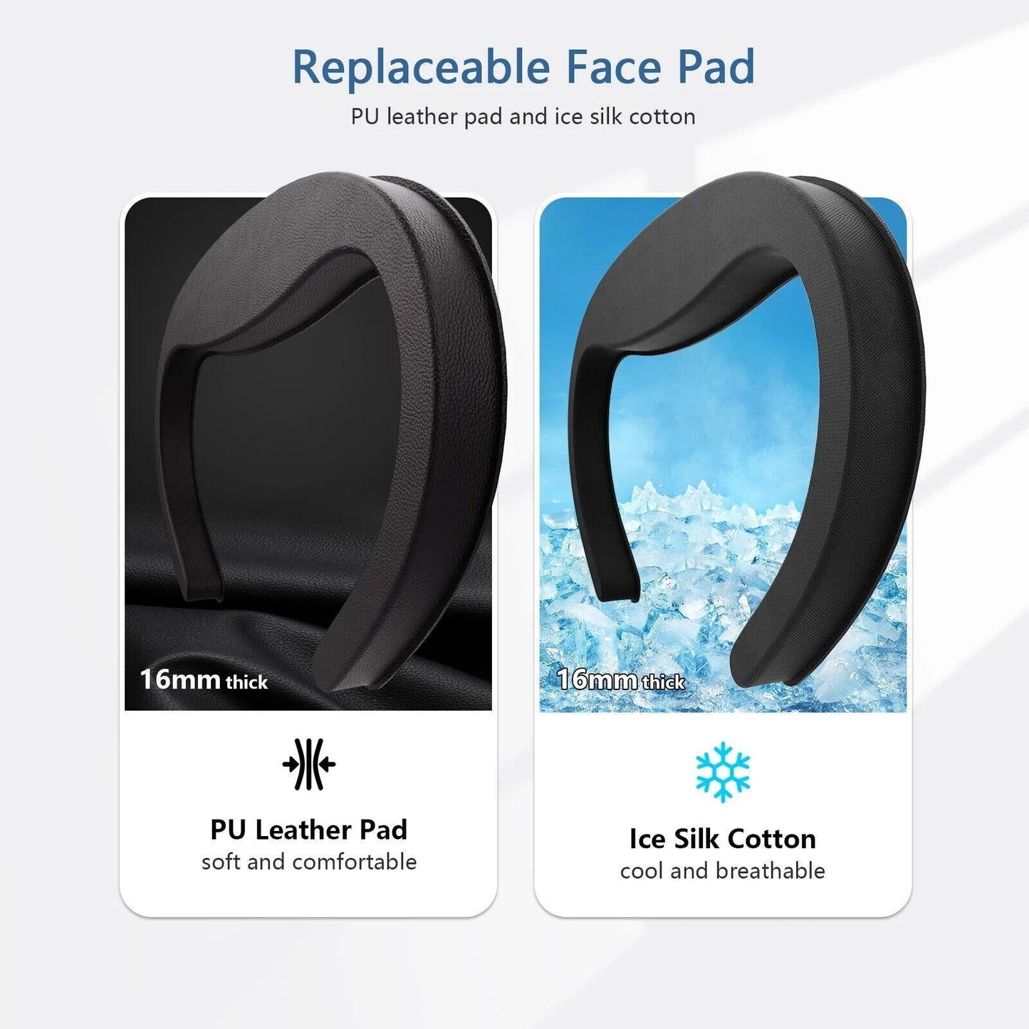 Meta Quest3 Ice Silk Mask - Breathable Leather Material