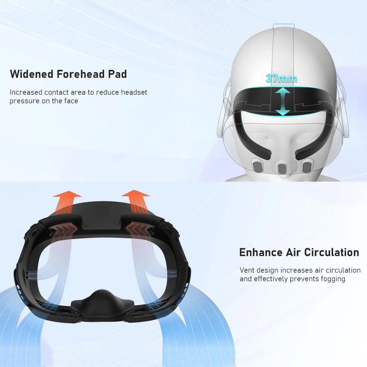 Meta Quest3 Ice Silk Mask - Breathable Leather Material