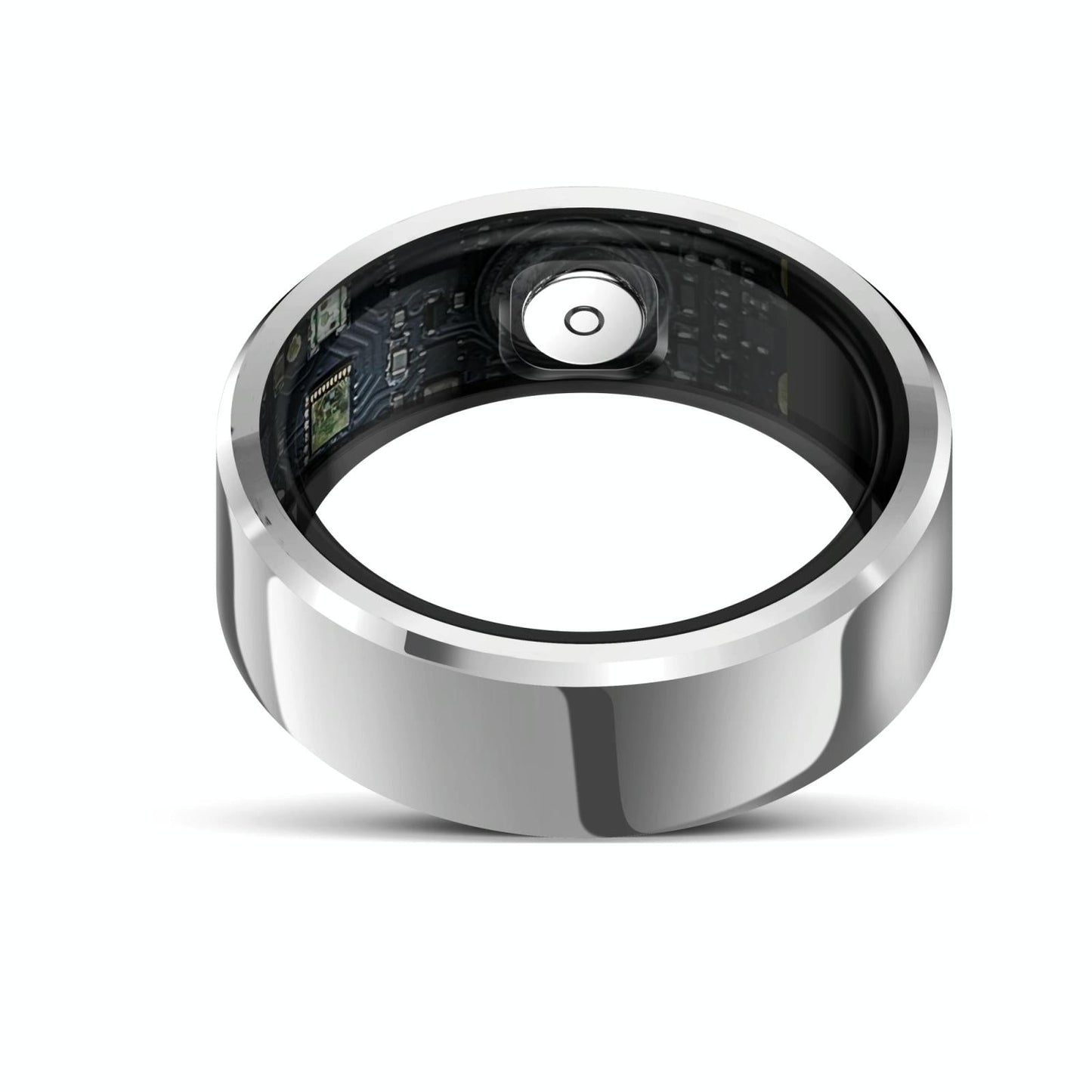 Smart Ring With Heart Rate Blood Oxygen And Sleep Monitoring - Size 9 - Black
