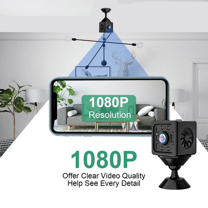 Outdoor Hd Night Vision Camera - 1080P Infrared Black