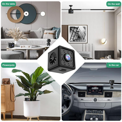 Outdoor Hd Night Vision Camera - 1080P Infrared Black