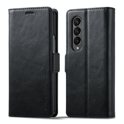 Rfid Leather Phone Case for Samsung Galaxy z Fold 4 / 5g - Secure & Stylish - Brown