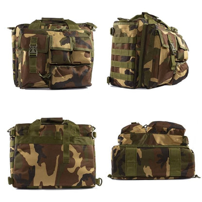Waterproof Outdoor Messenger Bag For Sports & Cycling - Black