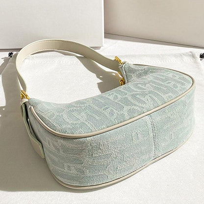 Light Denim Shoulder Bag For Women