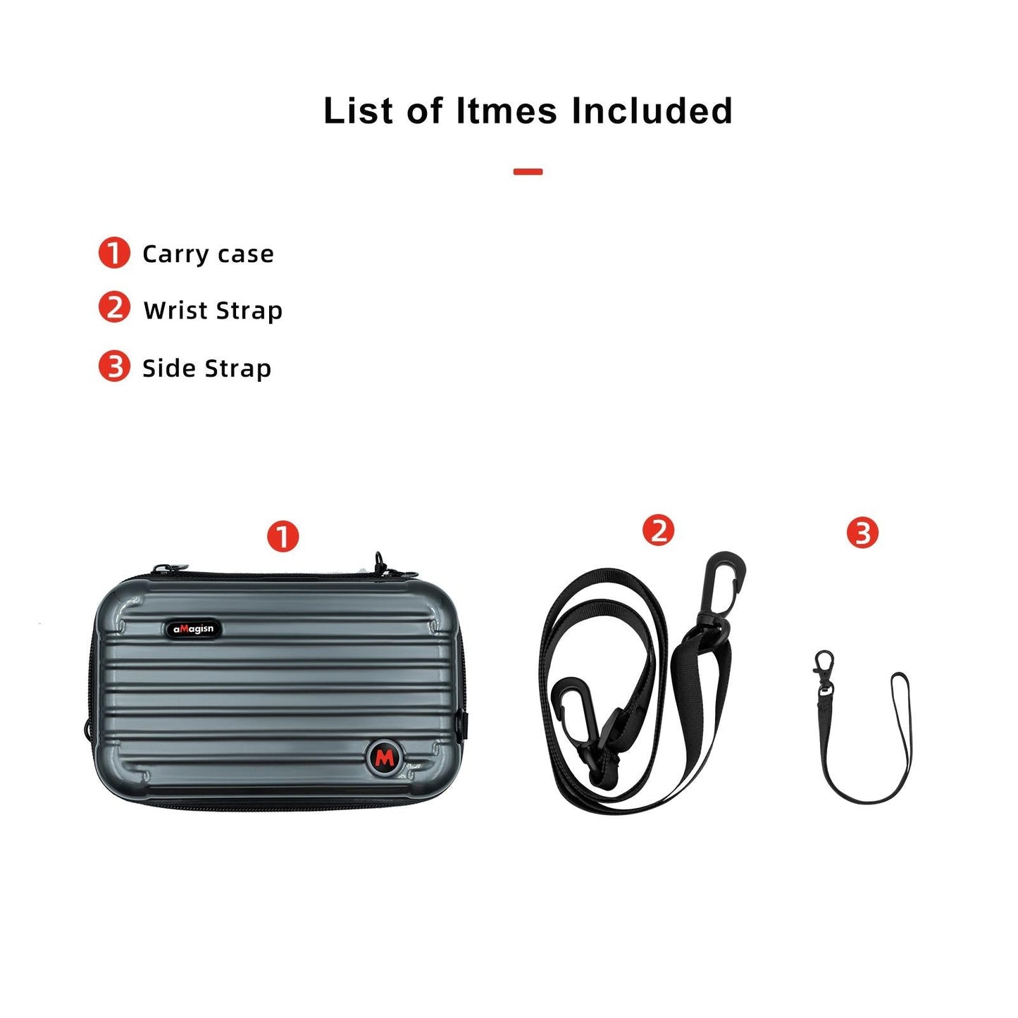Small Organizer Bag for Amagisn Accessories Protection - Deep Gray