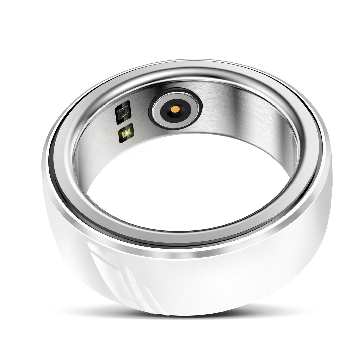 Smart Ring With Heart Rate Blood Oxygen Sleep & Sports Modes - R8 Size 20 - Black