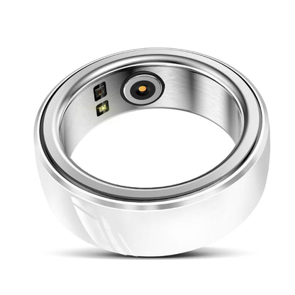 Smart Ring With Heart Rate Blood Oxygen Sleep & Sports Modes - R8 Size 20 - Black