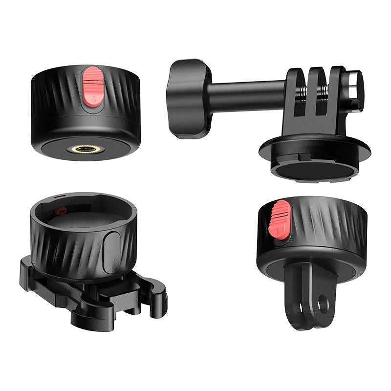 3-Piece Magnetic Gimbal Base Adapter For Gopro / Insta360 Go 3 Action Camera