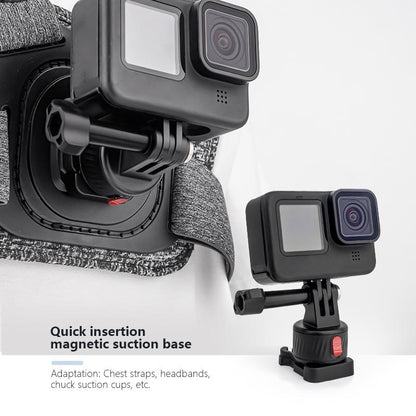 3-Piece Magnetic Gimbal Base Adapter For Gopro / Insta360 Go 3 Action Camera