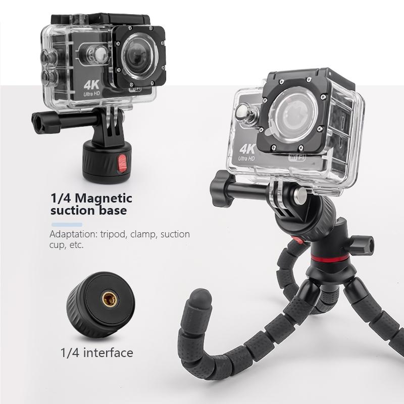 3-Piece Magnetic Gimbal Base Adapter For Gopro / Insta360 Go 3 Action Camera