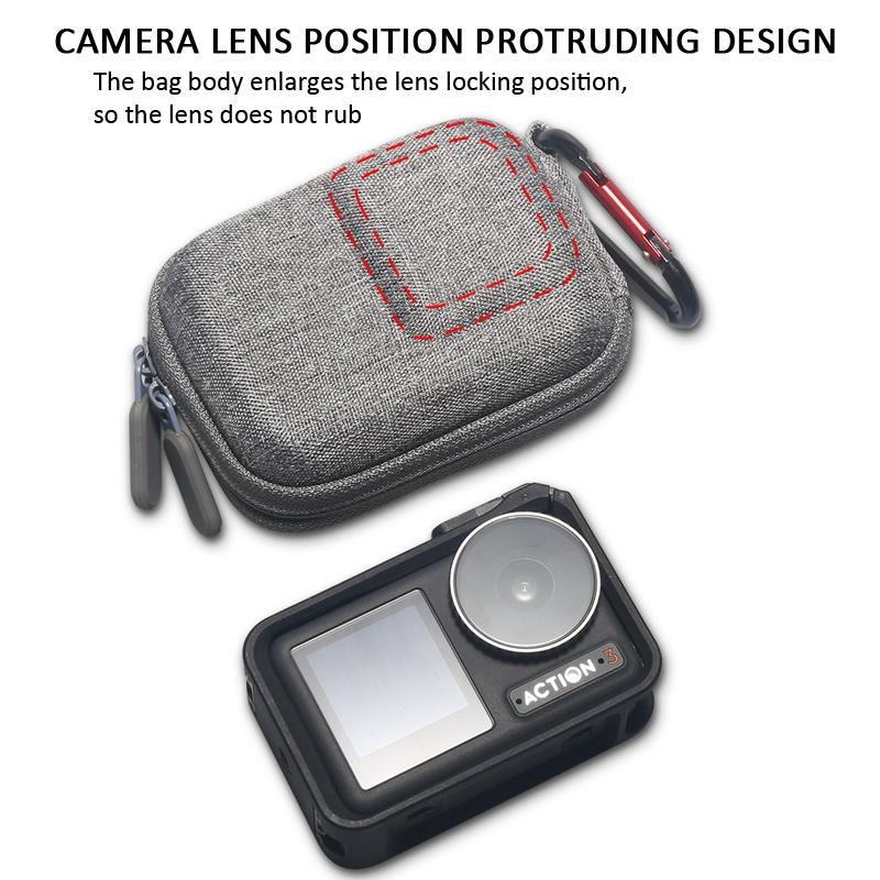 Insta360 Ace Pro Action 4 / 3 Protective Storage Bag - Gray