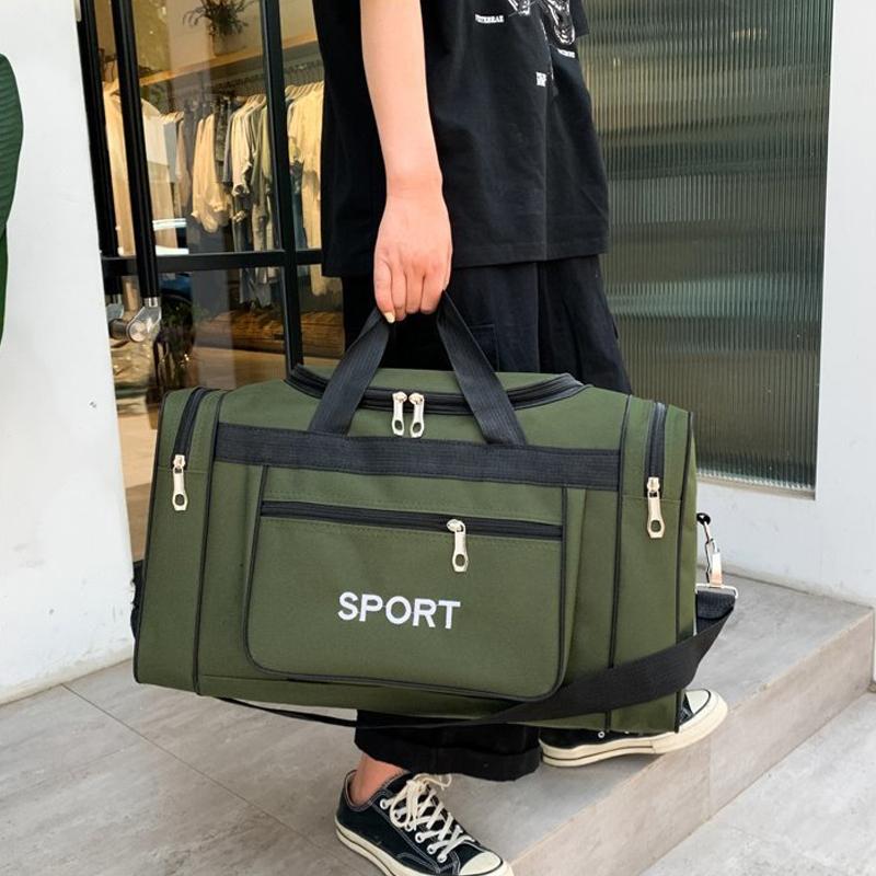 Large Capacity Shoulder Travel Bag - Green