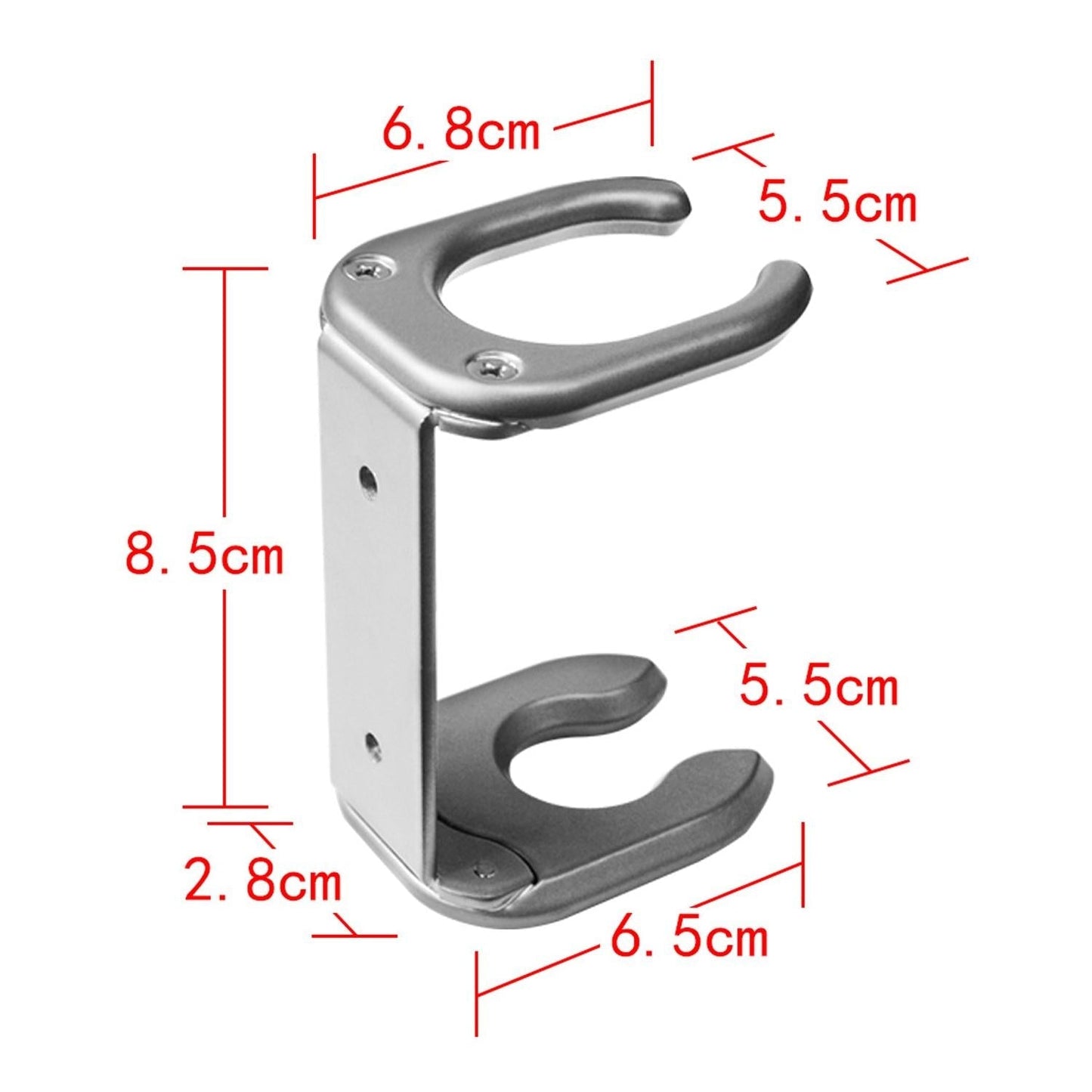 Wall Bracket For Dyson Airstrait Ht01 Hair Dryer Metal Straightener Holder - Gray