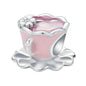 925 Sterling Silver Flower Beaded Bracelet For Coffee Lovers