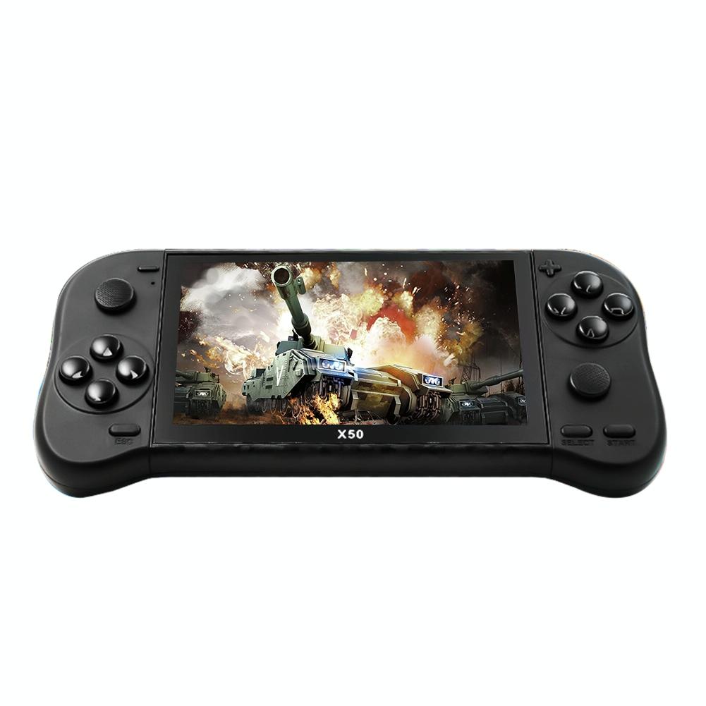 Retro Handheld Game Console With 5.1 Screen 8G Memory 6000+ Games - Black