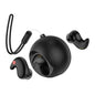 Coconut Ball Bluetooth Earphones with Charging Case - Black
