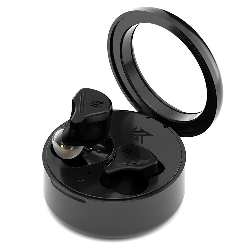 Obsidian Black Kz-vxs Ten-unit Coil Iron Bluetooth Earphones for Sports