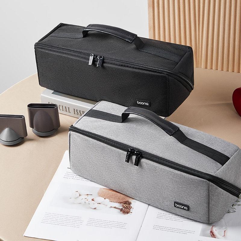 Waterproof Hair Dryer Storage Bag Large Capacity - Gray