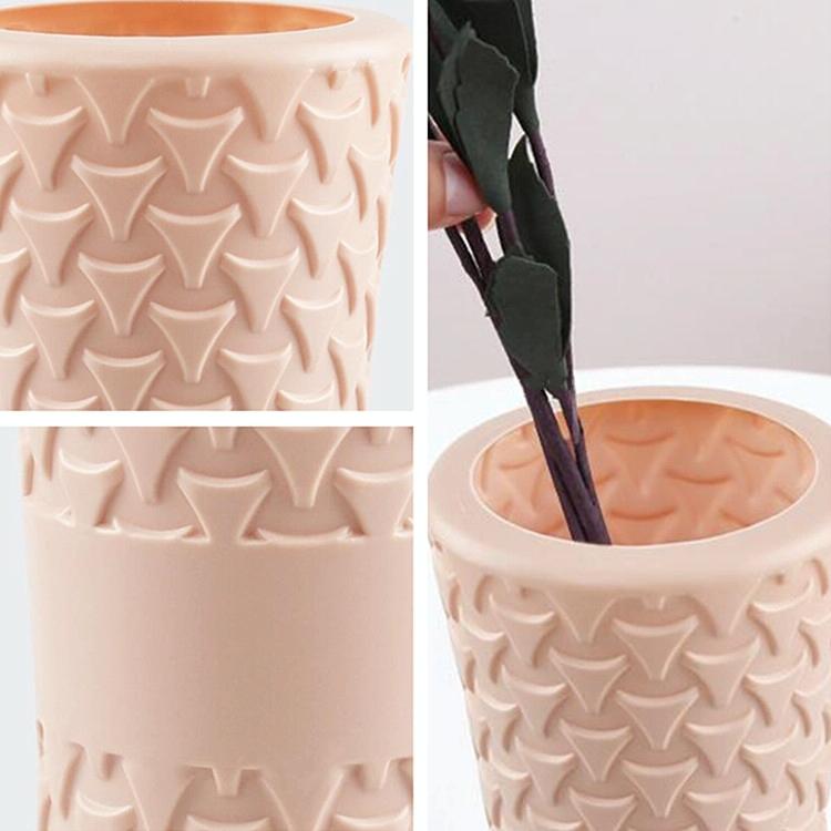 Hydroponic Drop-Resistant Flower Vase For Dry And Wet Arrangements - Milk White