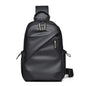 Large Capacity Waterproof Crossbody Chest Bag - Black