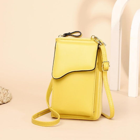 Large Capacity Crossbody Purse For Women - Yellow
