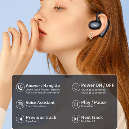 Waterproof Wireless Earphones with Touch Control - Ipx5 - Black