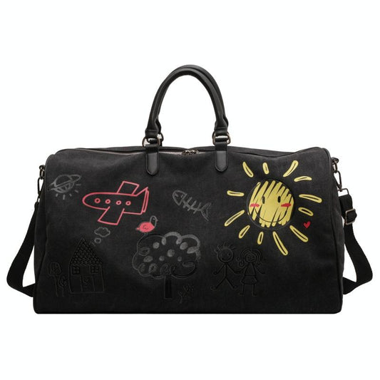 Travel Crossbody Bag - Perfect For Outdoors - Black