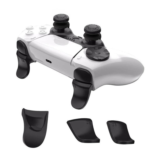 5-in-1 L1 / R1 Extended Key Game Handle for Sony Ps5 - Cross & Lengthened Keys - Black