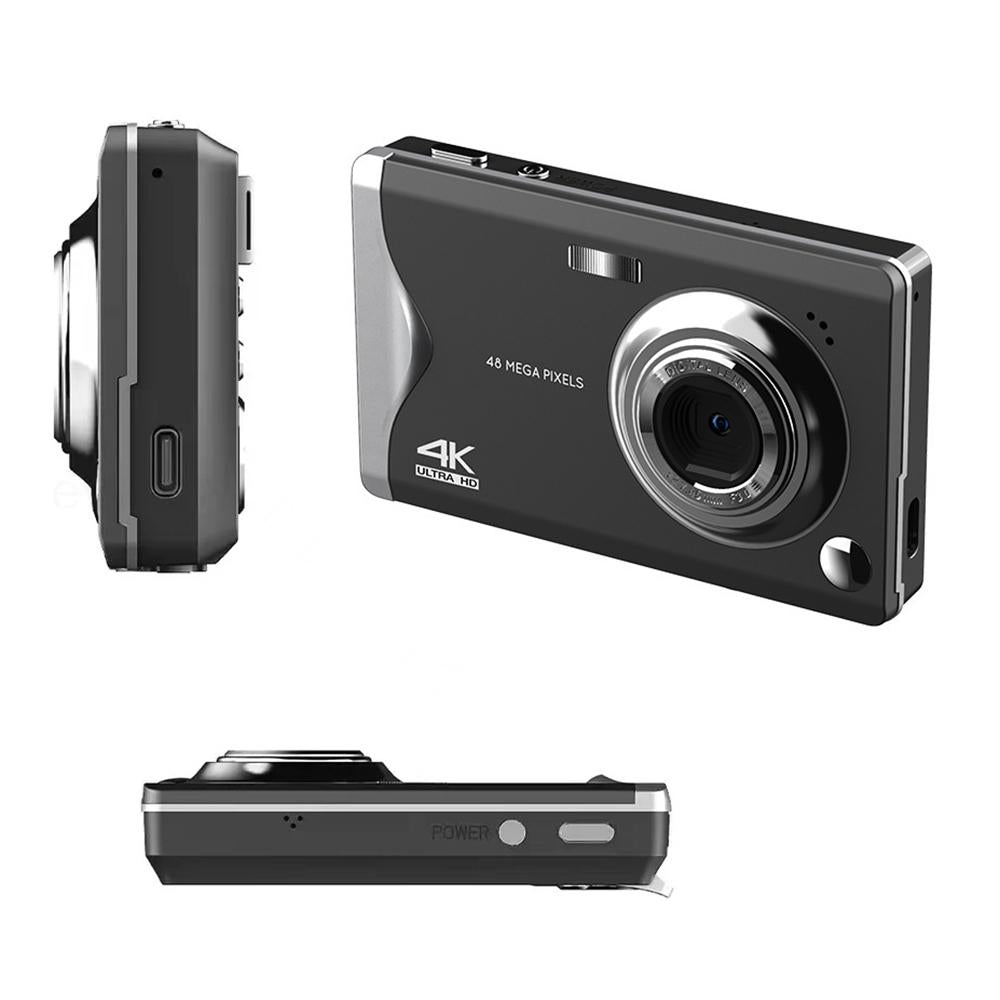 3.0-Inch Autofocus 4K Hd Digital Camera With Hd Screen - Black