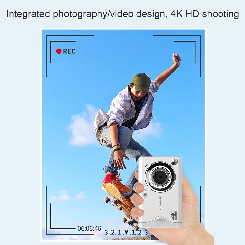 3.0-Inch Autofocus 4K Hd Digital Camera With Hd Screen - Black