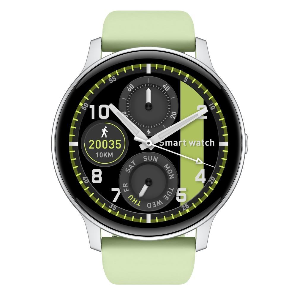 Smart Watch With Heart Rate And Blood Pressure Monitoring - Black
