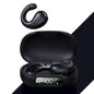 Wireless Bluetooth Earphone with Charging Case - Clip-on - Black