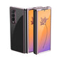 Shockproof Clear Phone Case for Samsung Galaxy z Fold 4 - Rose Gold