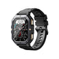 2.02 Inch Sport Smart Watch Support Bluetooth Call / Sleep / Blood Oxygen / Heart Rate / Blood Pressure Health Monitor - Black