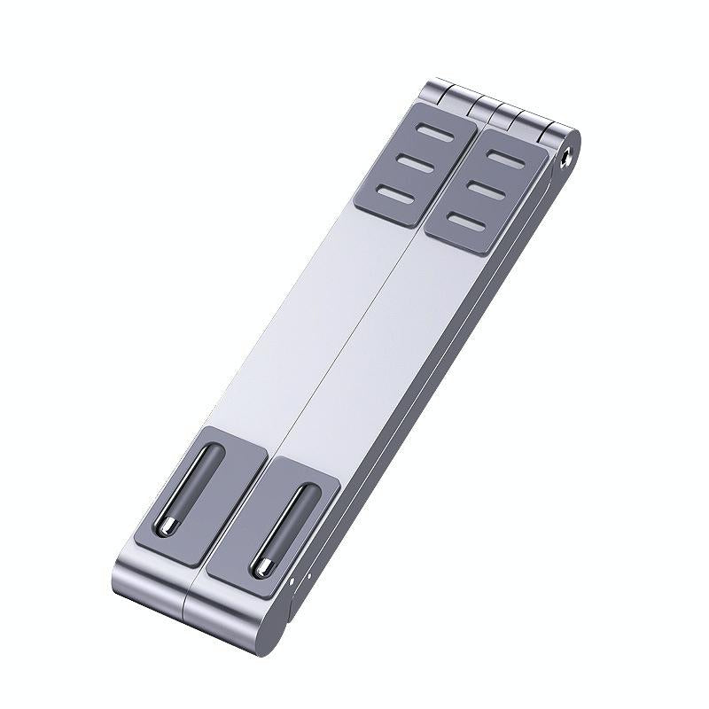 Foldable Metal Laptop Stand for Cooling and Ergonomic - Gray