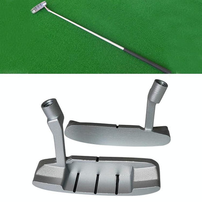 Kids Golf Putter Head - Single-Sided Zinc Alloy Practice Putter - Silver