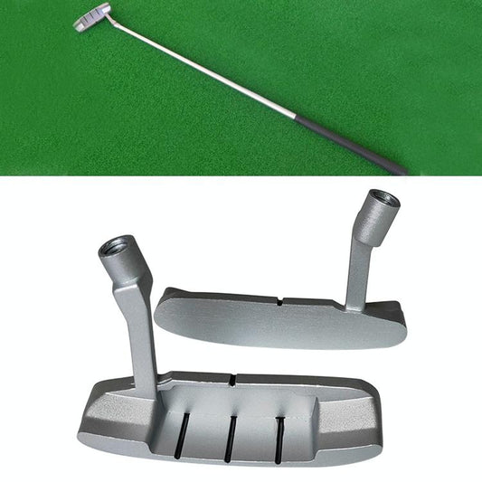 Kids Golf Putter Head - Single-Sided Zinc Alloy Practice Putter - Silver