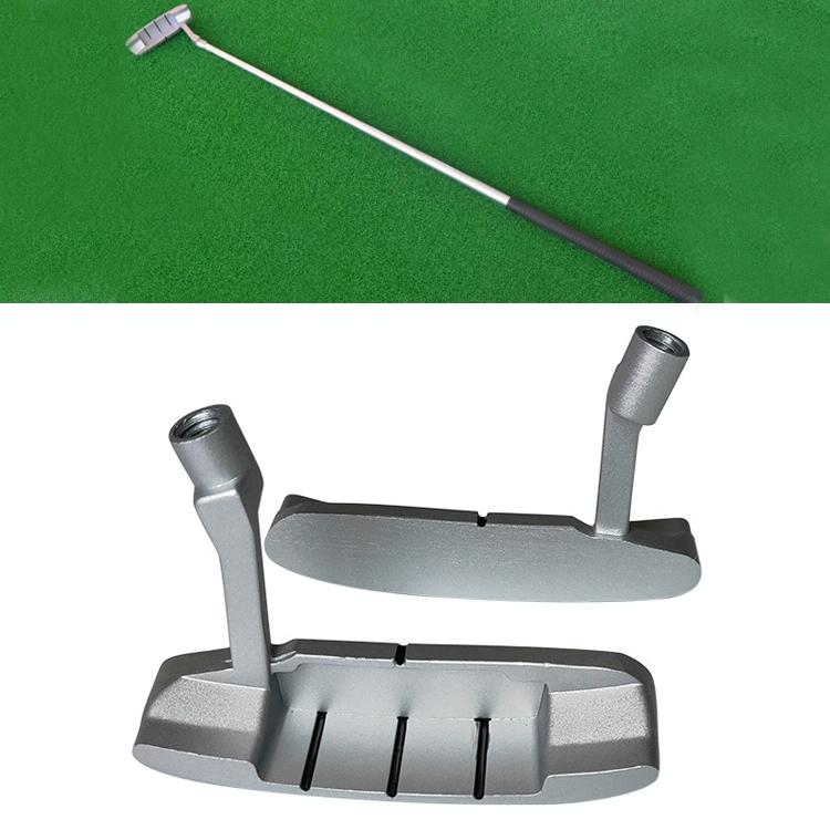 Kids Golf Putter Head - Single-Sided Zinc Alloy Practice Putter - Silver