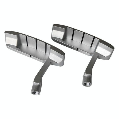 Kids Golf Putter Head - Single-Sided Zinc Alloy Practice Putter - Silver