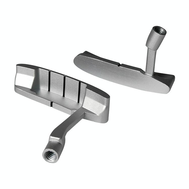 Kids Golf Putter Head - Single-Sided Zinc Alloy Practice Putter - Silver