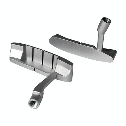 Kids Golf Putter Head - Single-Sided Zinc Alloy Practice Putter - Silver