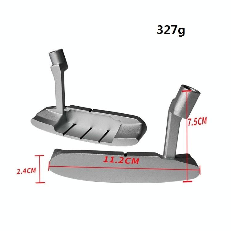 Kids Golf Putter Head - Single-Sided Zinc Alloy Practice Putter - Silver