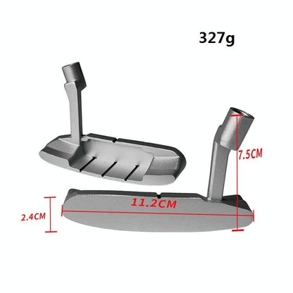 Kids Golf Putter Head - Single-Sided Zinc Alloy Practice Putter - Silver