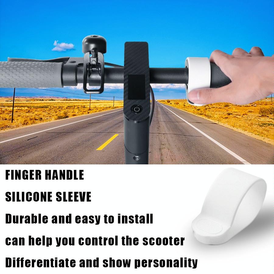 2pcs Silicone Scooter Accelerator Dial Cover for Xiaomi M365 / 1s / Pro / Max G30 / Es2 - Blue