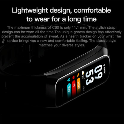 Ip67 Waterproof Smart Fitness Band - Compact And Durable - Pink