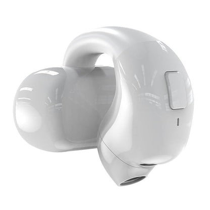 Wireless Clip-on Bluetooth Earphone for Sports and Gaming - Black