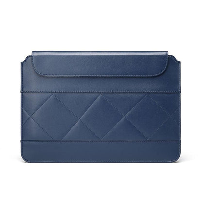 13-14 Inch Thin & Light Microfiber Leather Notebook Liner Bag for Computers - Blue