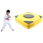 Thickened Square Boxing Wall Target - Magic Stickers - 40X40X10 - Yellow Black